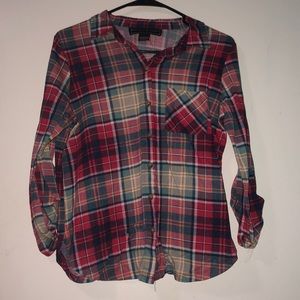 Red plaid flannel